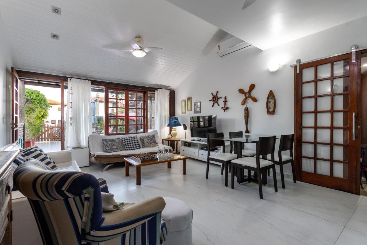 Condominio Buzios Resort - Pe Na Areia - Casa 3 Suites Bagian luar foto